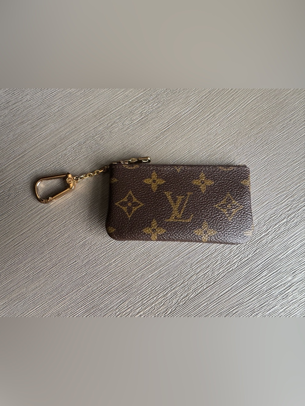 Vintage Louis Vuitton Monogram Canvas Key Pouch